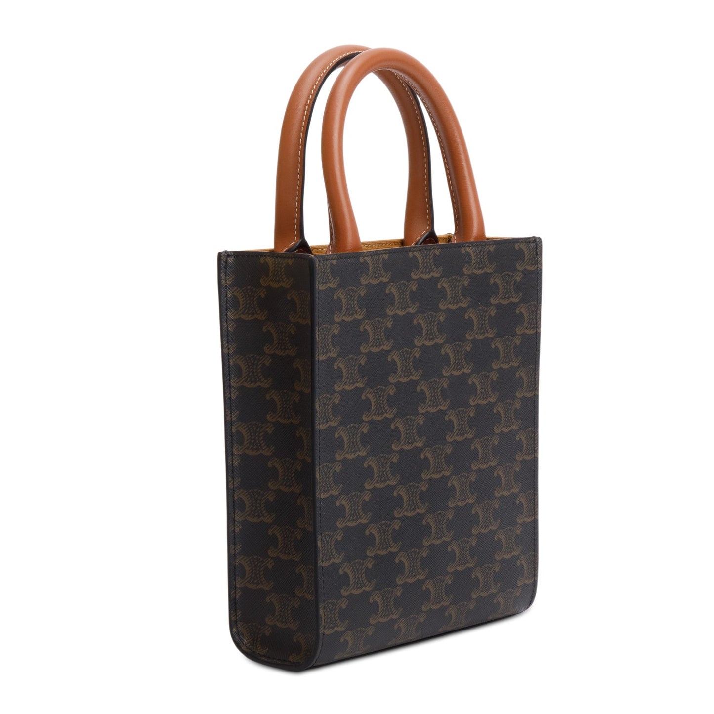 Celine 2023 Triomphe Canvas Mini Vertical Cabas Tote