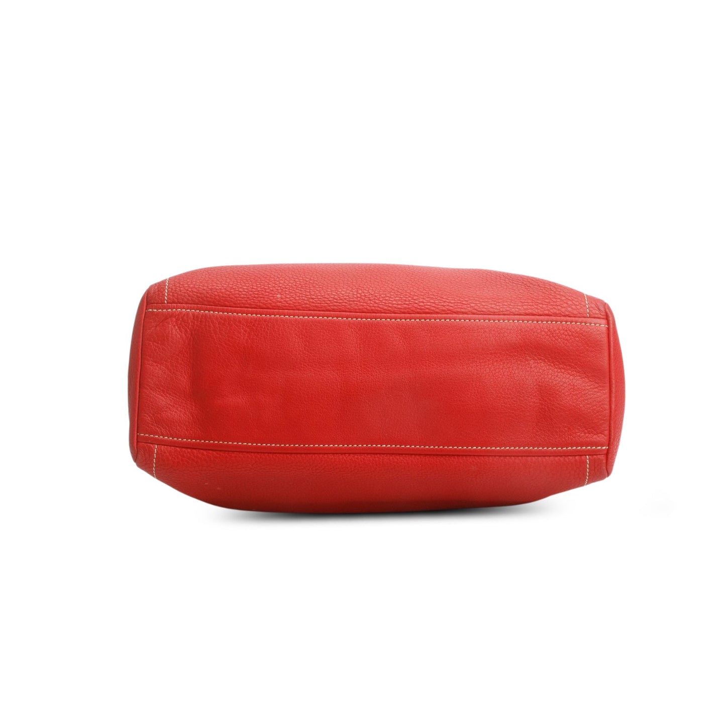 Prada Red Vitello Daino Easy Tote Bag