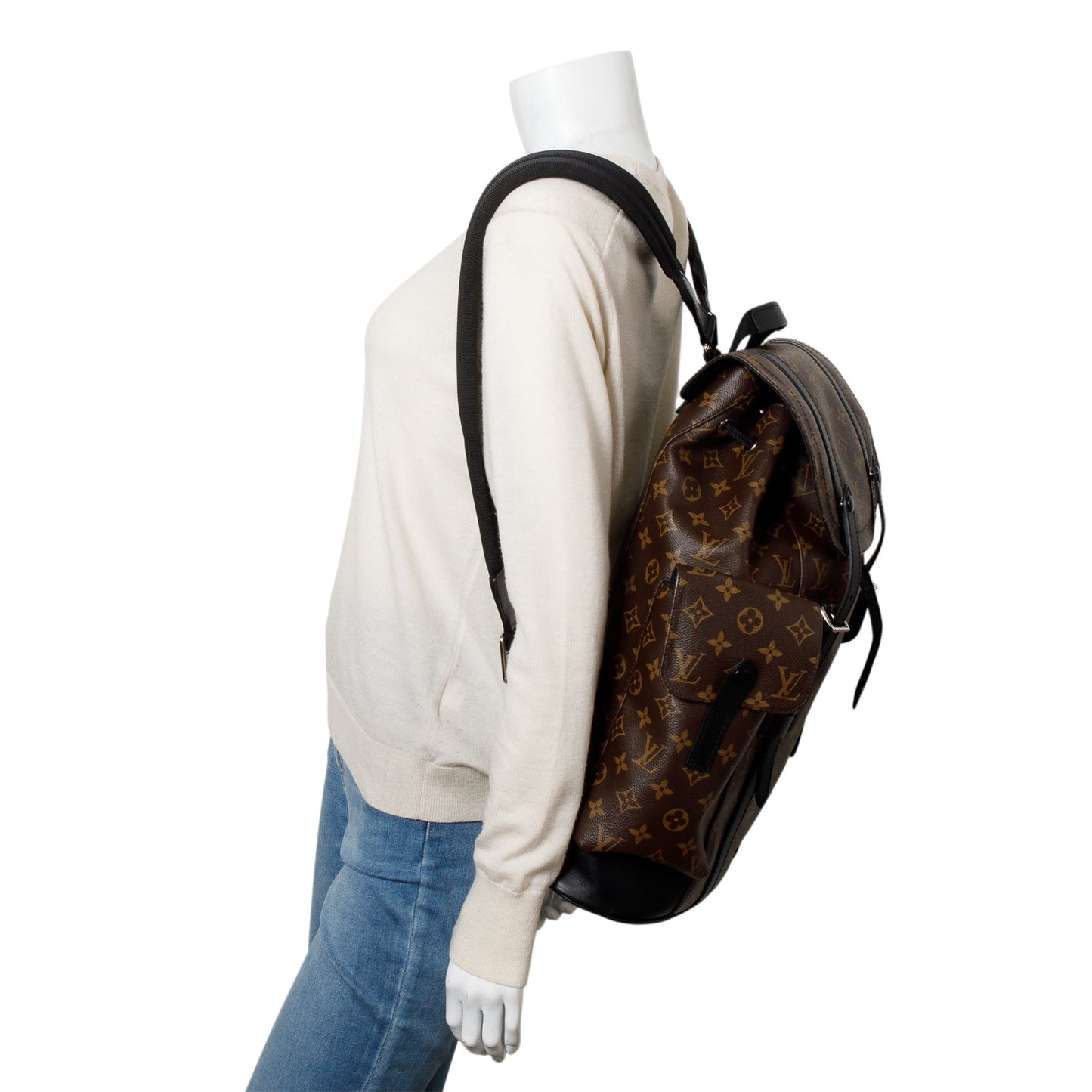 Louis Vuitton Monogram Macassar Christopher PM Backpack