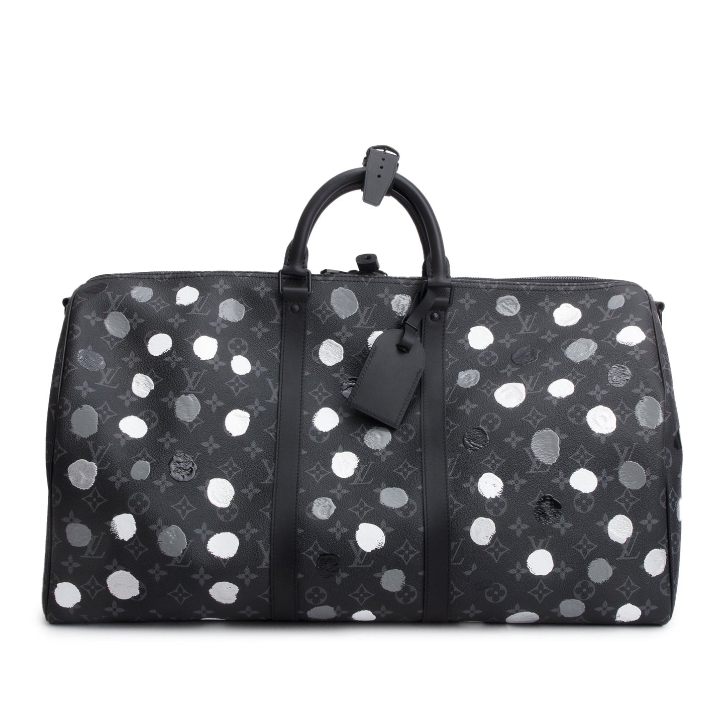 Louis Vuitton x Yayoi Kusama 2023 Monogram Eclipse Painted Dots Keepall Bandouliere 55