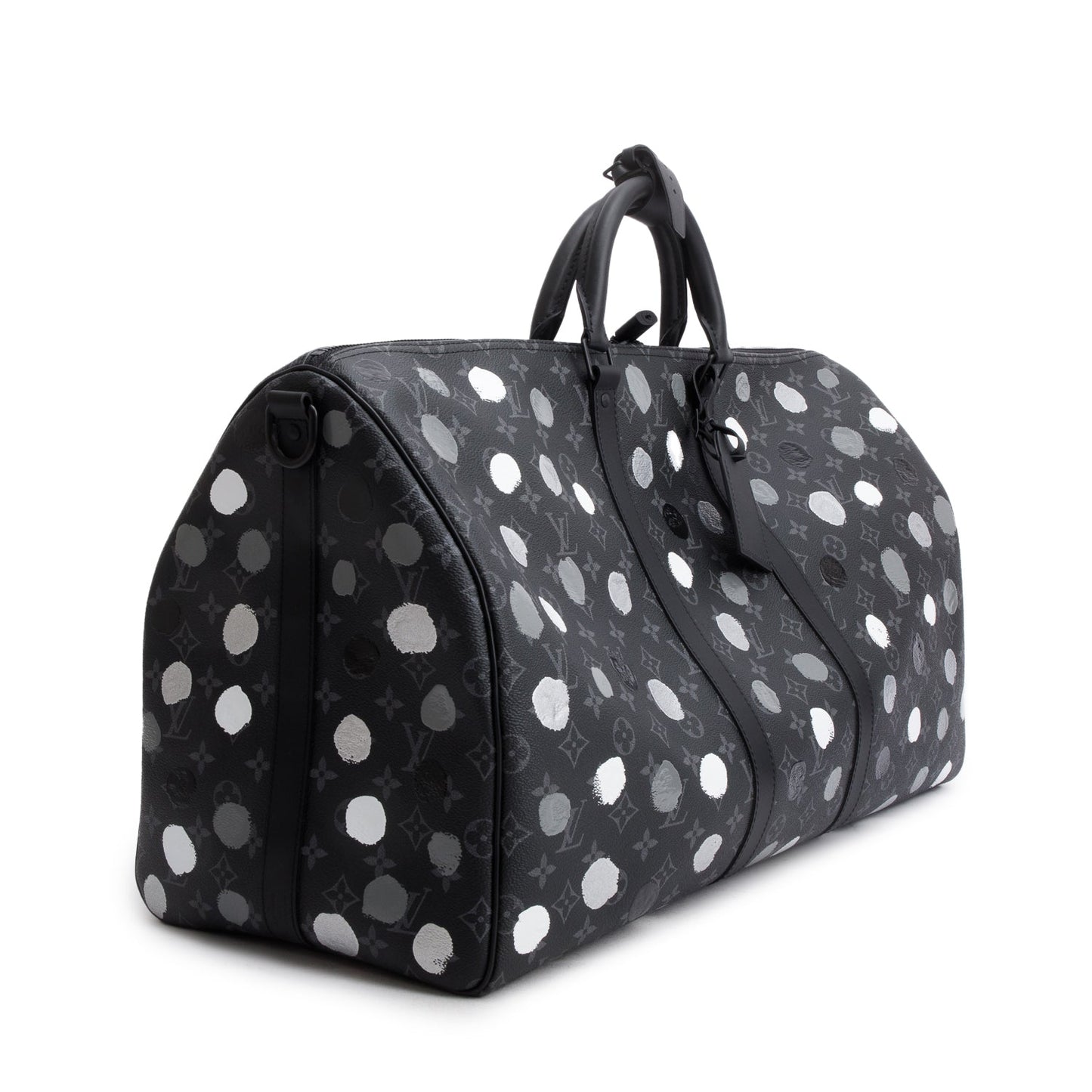 Louis Vuitton x Yayoi Kusama 2023 Monogram Eclipse Painted Dots Keepall Bandouliere 55