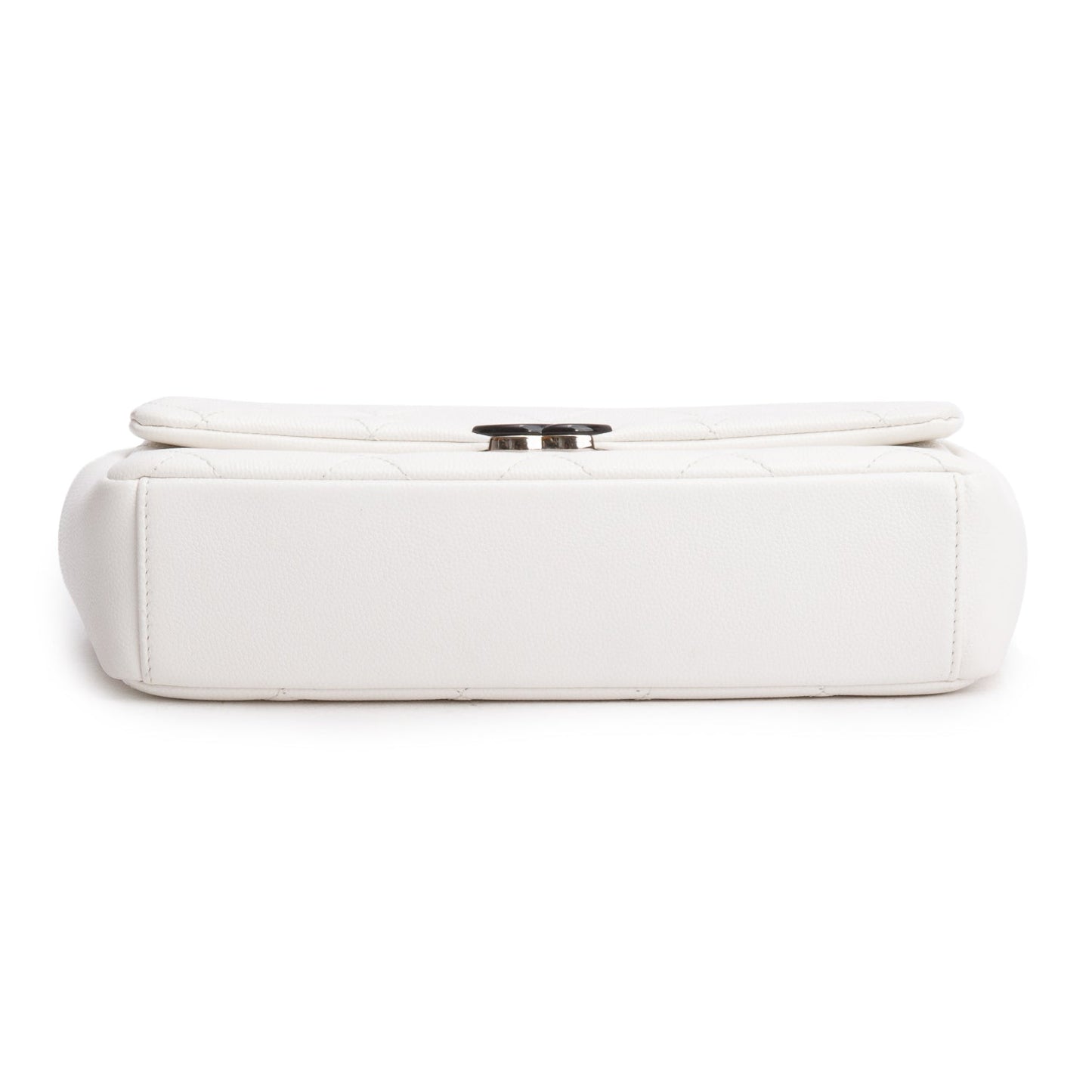 Chanel 2020 White Caviar Quilted My Everything Small Flap Bag
