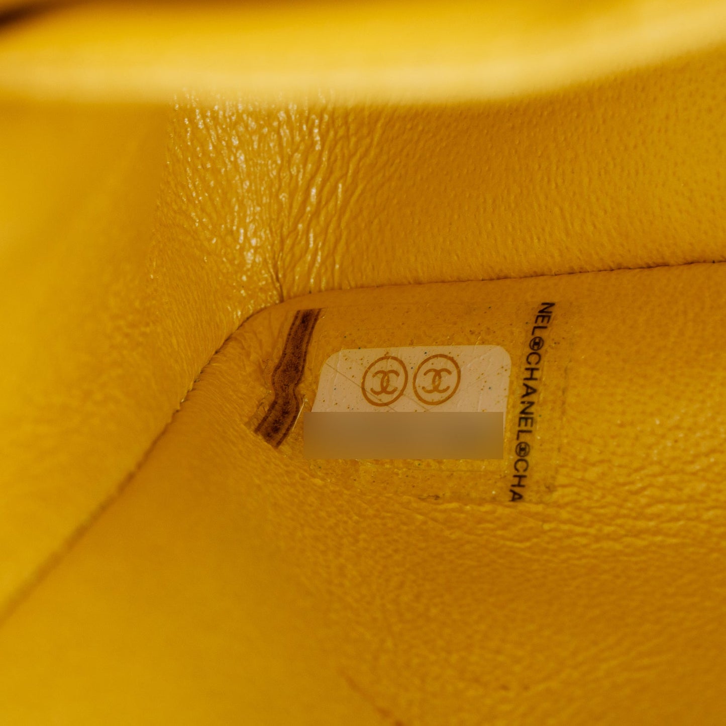 Chanel Yellow Iridescent Caviar Quilted Leather Small Double Flap Bag