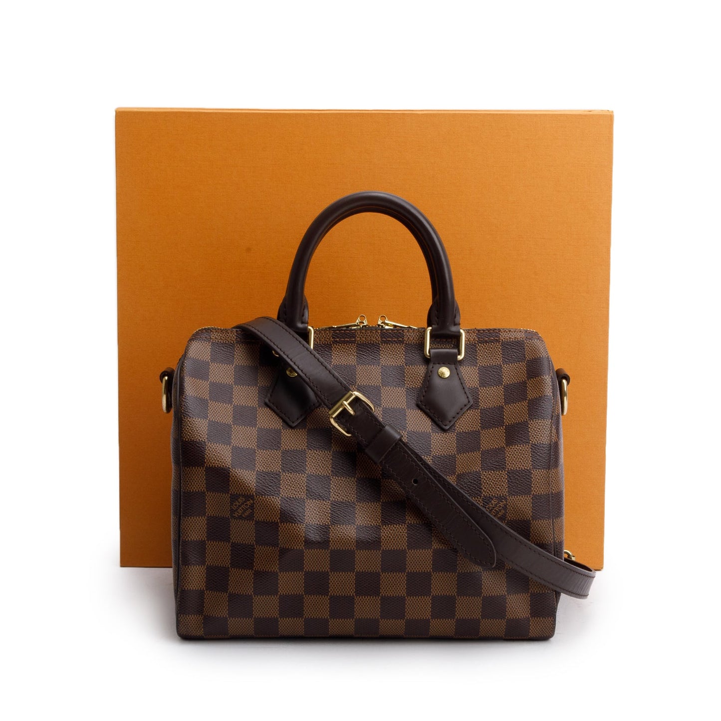 Louis Vuitton 2020 Damier Ebene Speedy Bandouliere 25
