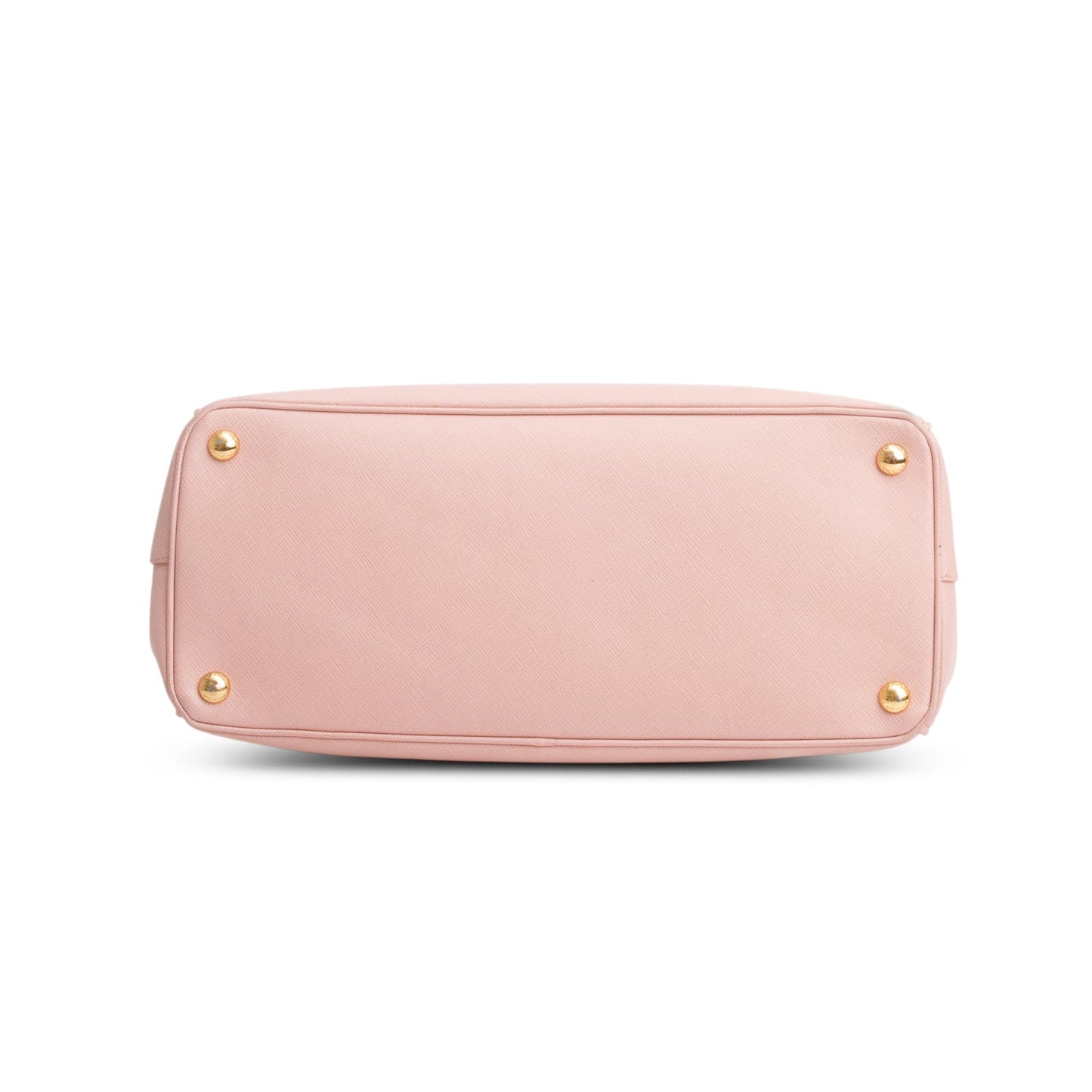 Prada Pink Saffiano Lux Medium Double Zip Galleria Tote