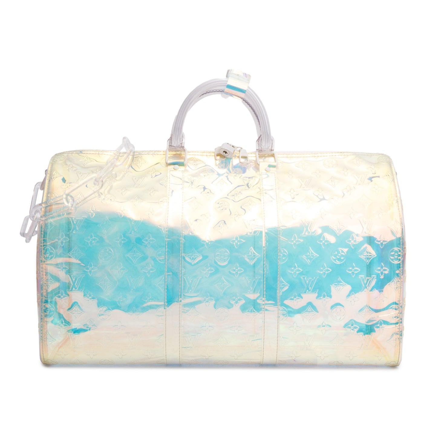 Louis Vuitton Iridescent Prism PCV Monogram Keepall Bandouliere 50