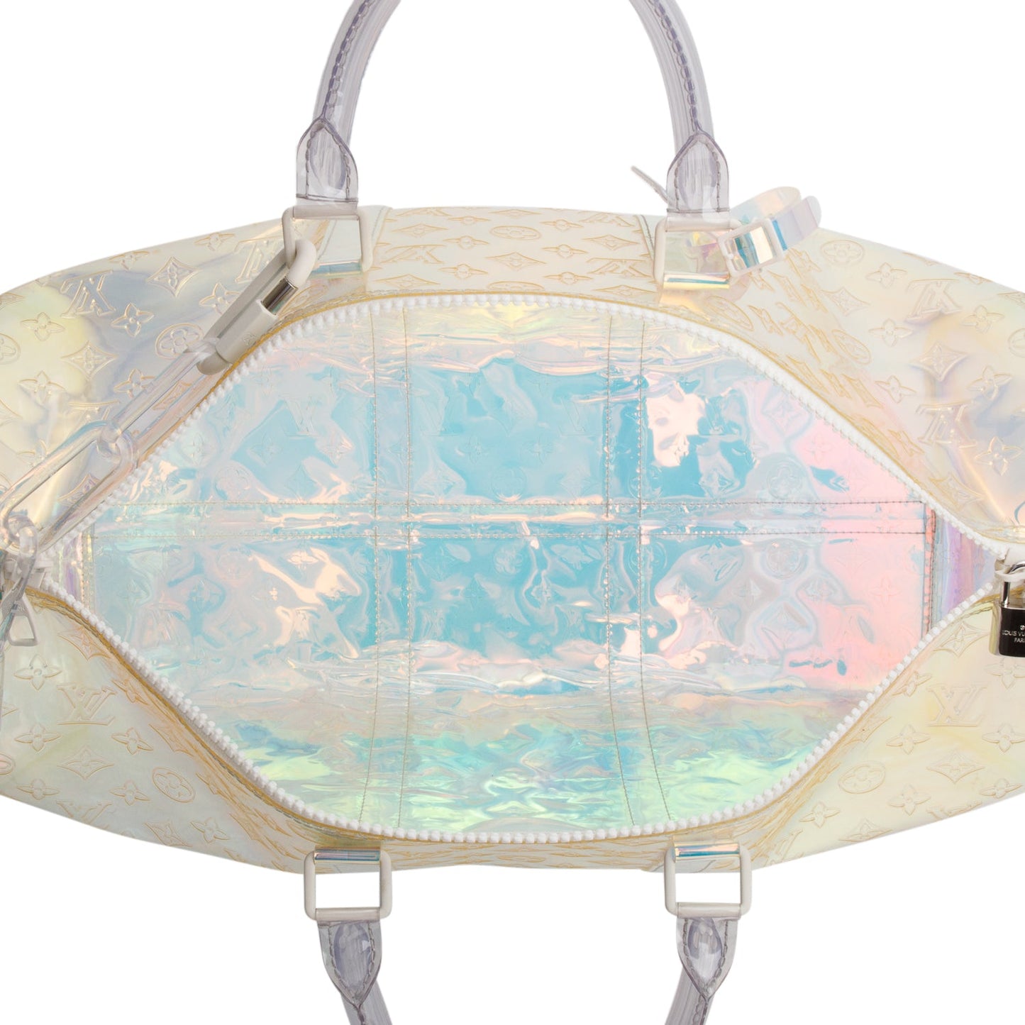 Louis Vuitton Iridescent Prism PCV Monogram Keepall Bandouliere 50