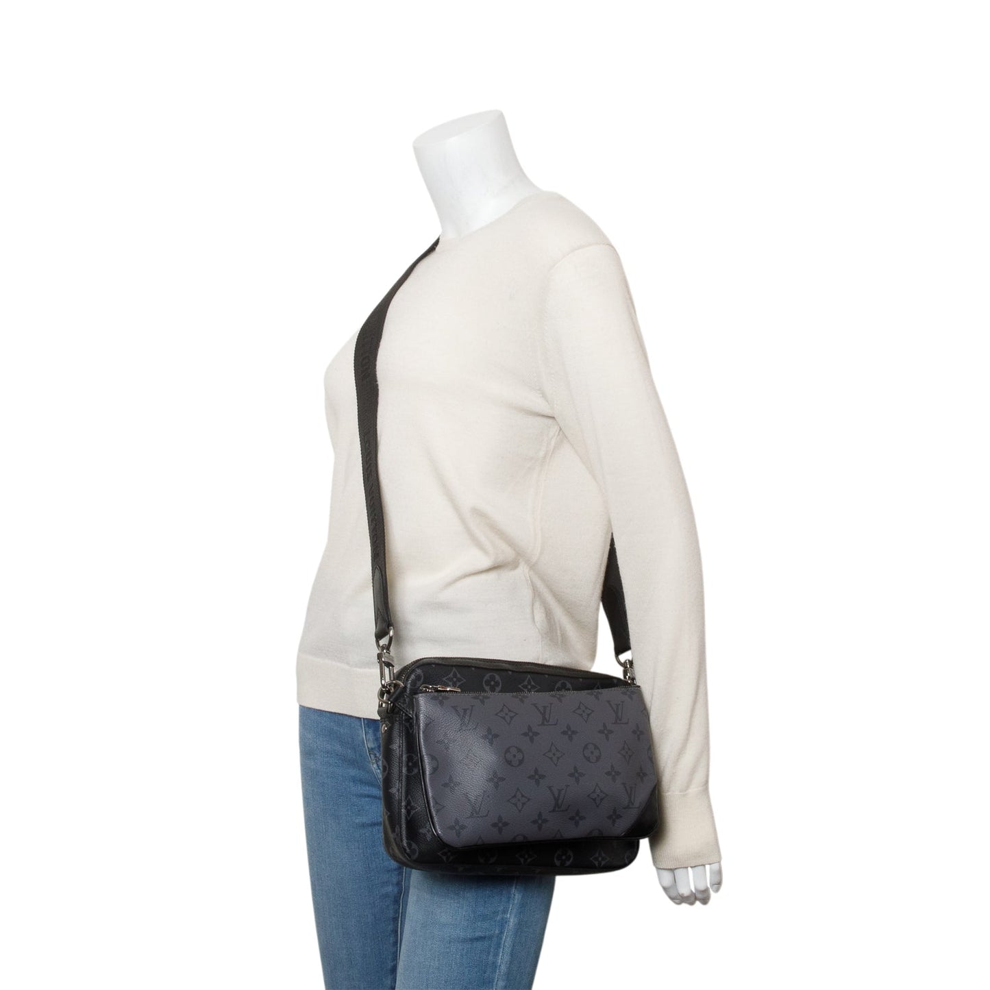 Louis Vuitton Reverse Monogram Eclipse Trio Messenger Bag
