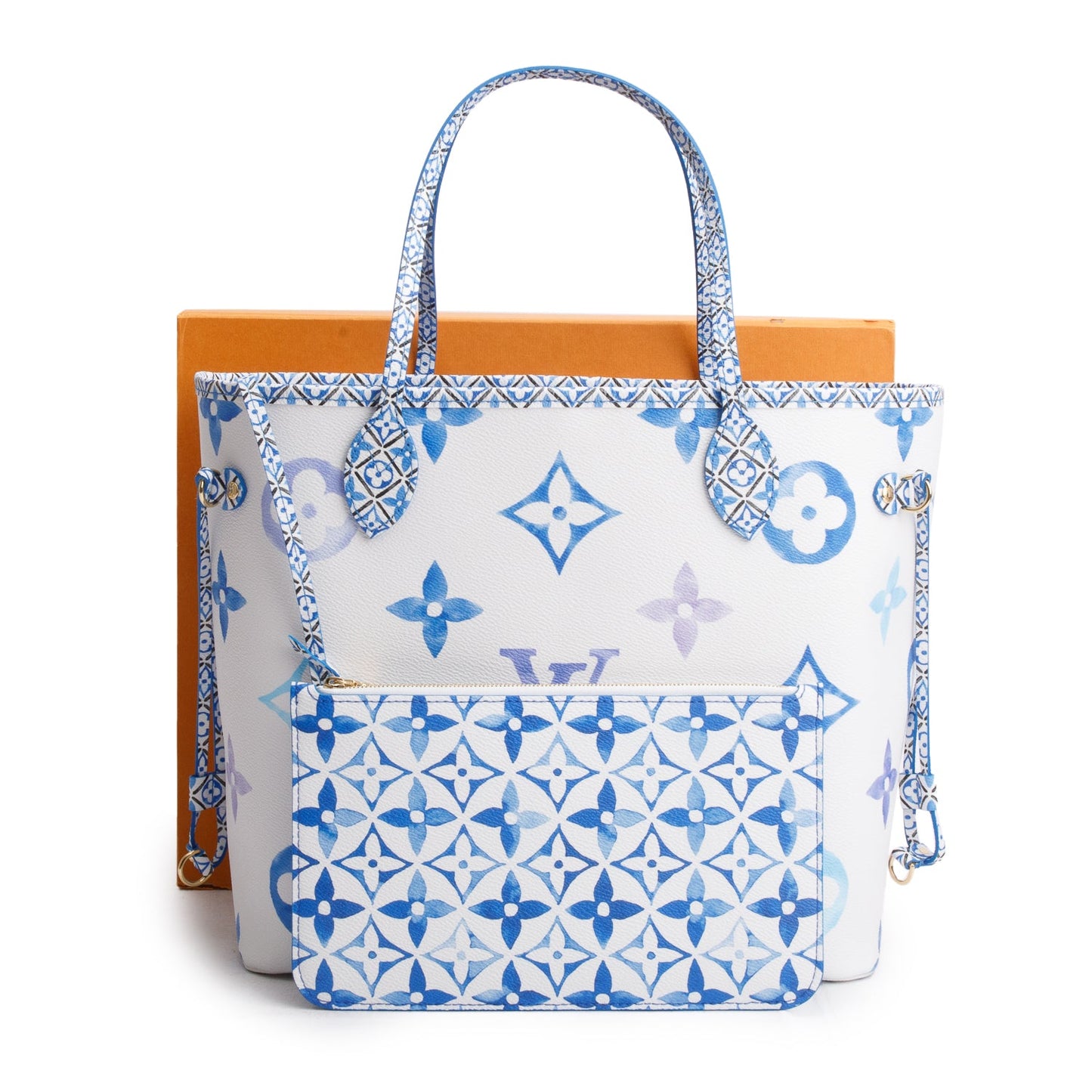 Louis Vuitton Blue Monogram Giant By The Pool 2.0 Neverfull MM