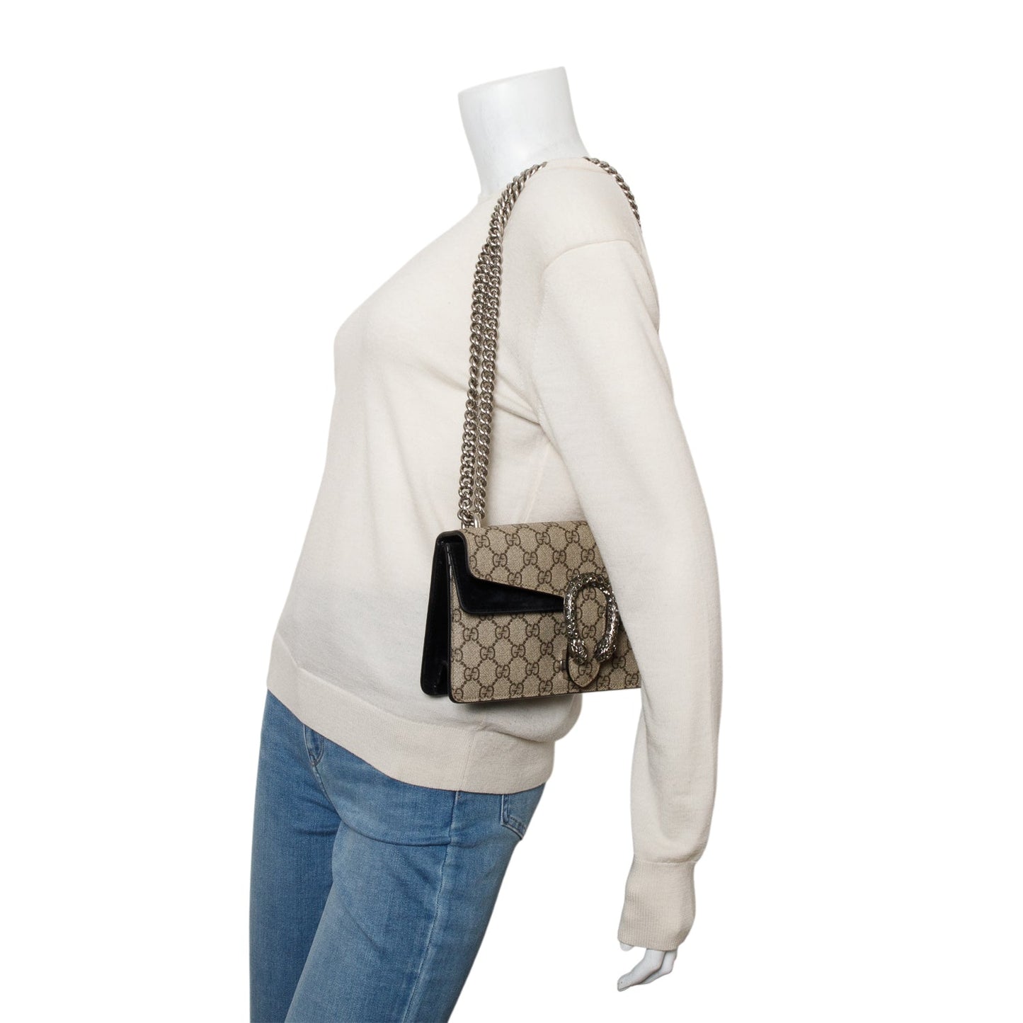 Gucci GG Supreme Small Dionysus Shoulder Bag