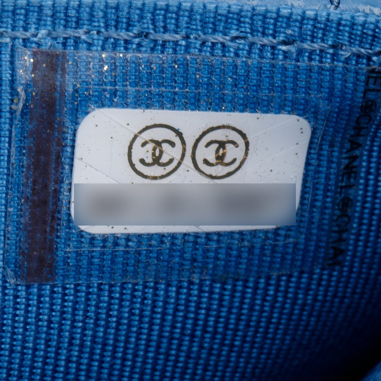 Chanel 2020 Blue Quilted Caviar Leather Classic Wallet on Chain