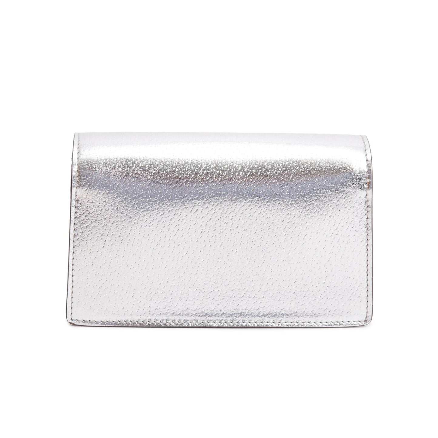 Gucci Dionysus Silver Calfskin Leather Dionysus Super Mini Bag