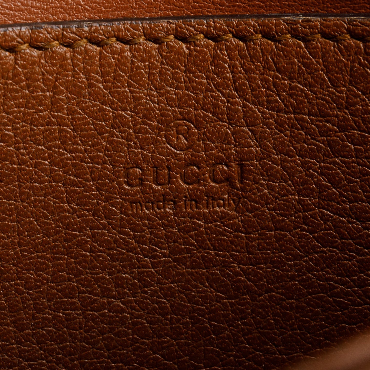 Gucci Brown Roxy Calfskin Web Mini Blondie Shoulder Bag