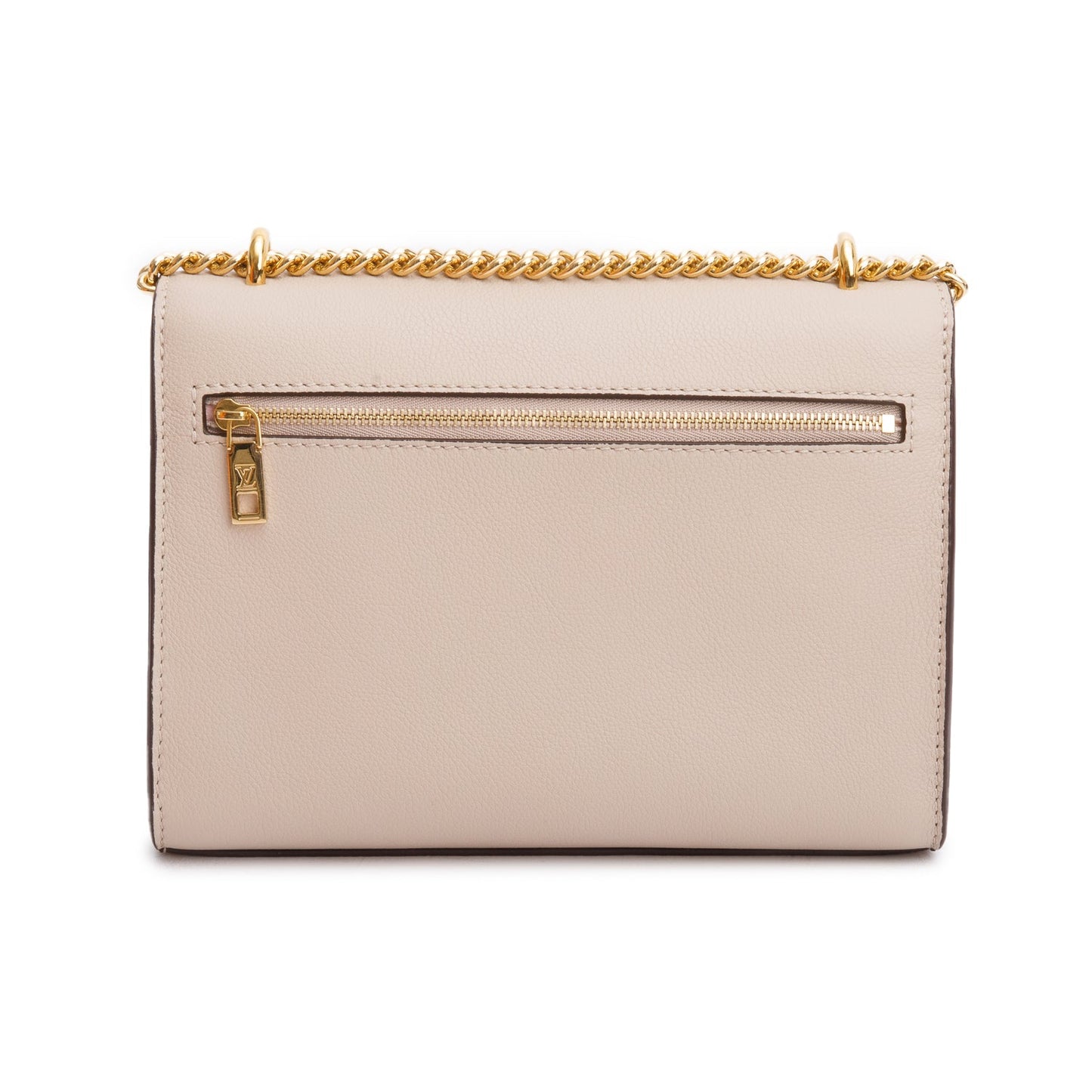 Louis Vuitton 2023 Greige Soft Calf Leather MyLockMe Chain Bag