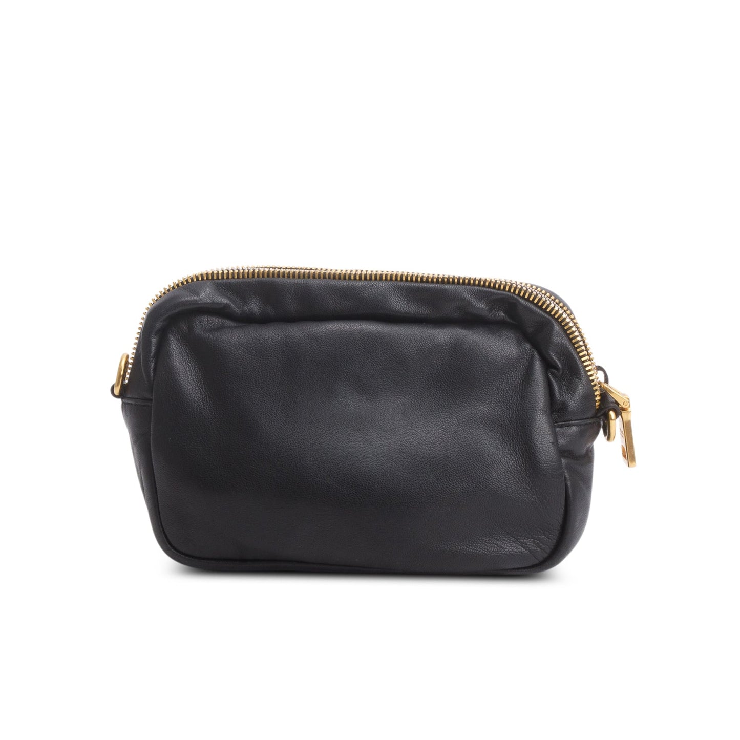 Prada Black Nappa Fiocco Bow Crossbody Clutch