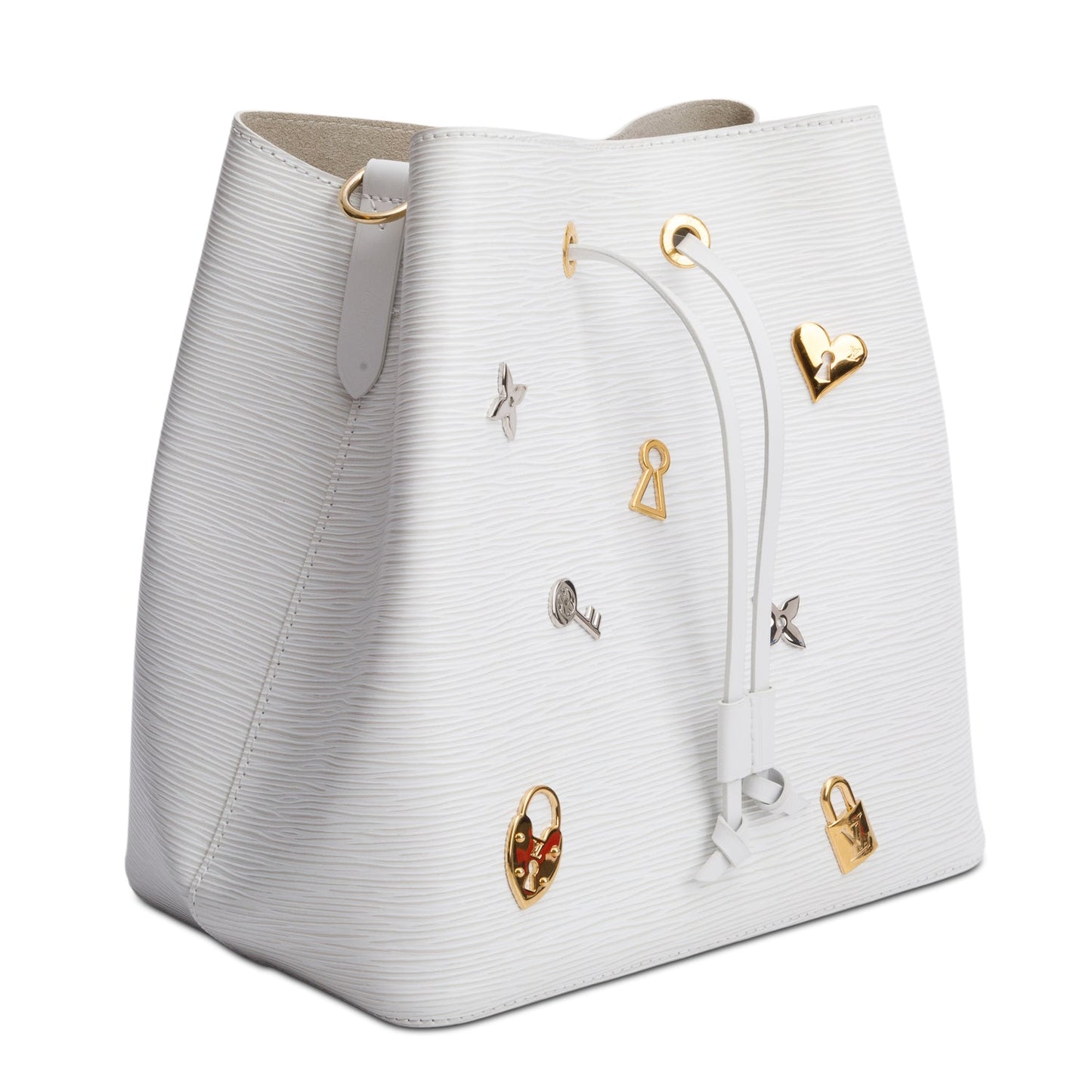 Louis Vuitton White Epi Leather Love Lock Neonoe MM