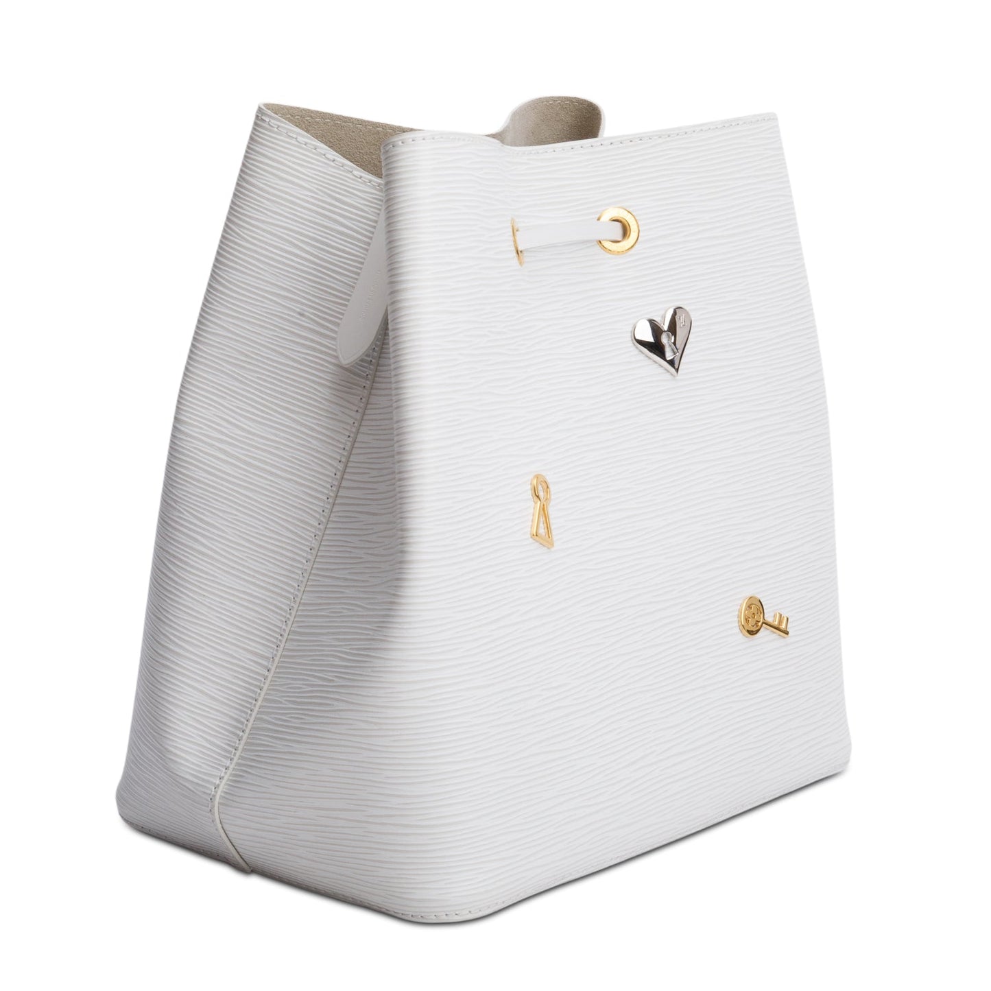Louis Vuitton White Epi Leather Love Lock Neonoe MM