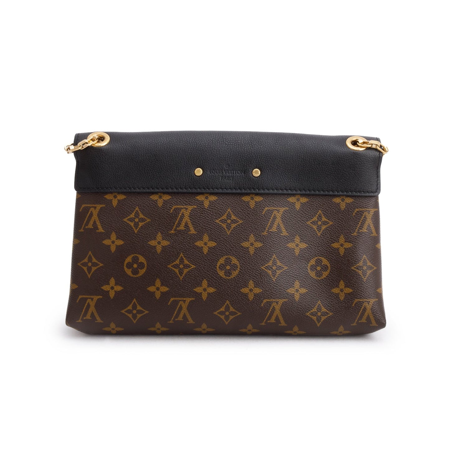Louis Vuitton Black Monogram Pallas Chain Bag