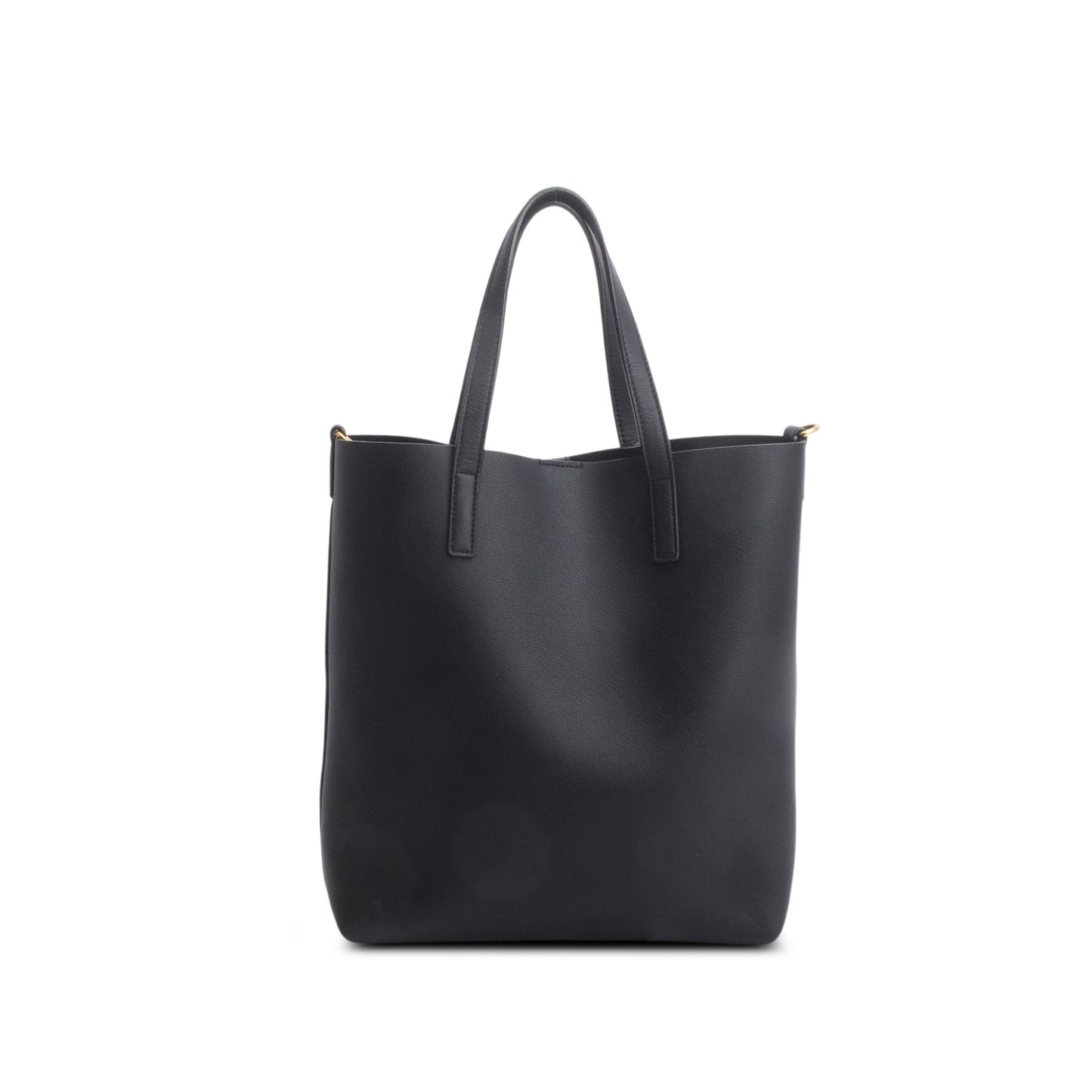 Saint Laurent 2023 Black Calfskin Leather Toy Shopping Tote