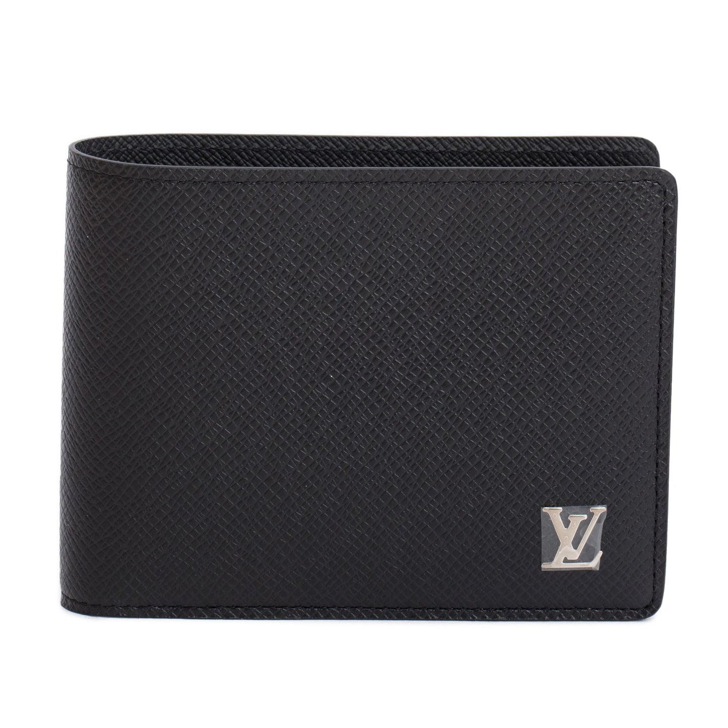 Louis Vuitton Black Taiga Slender Wallet