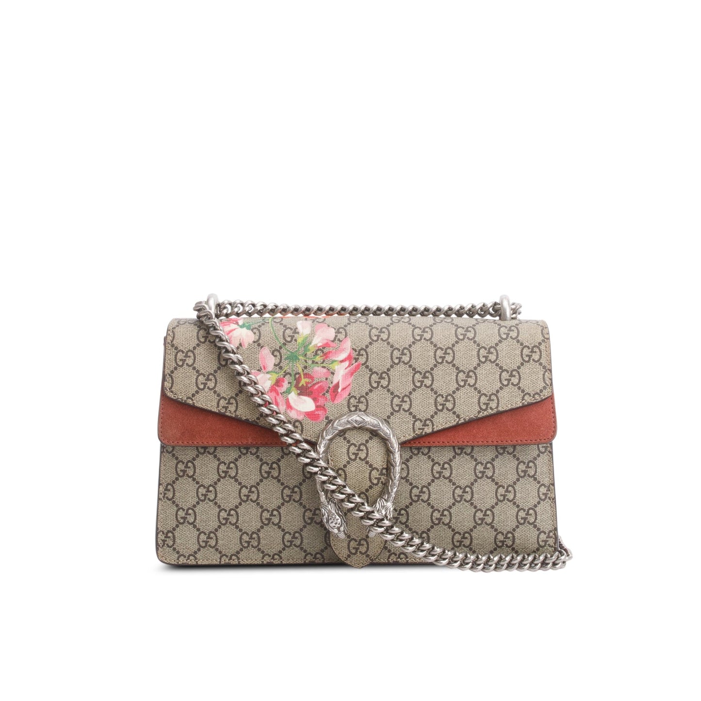 Gucci GG Supreme Monogram Blooms Small Dionysus Shoulder Bag