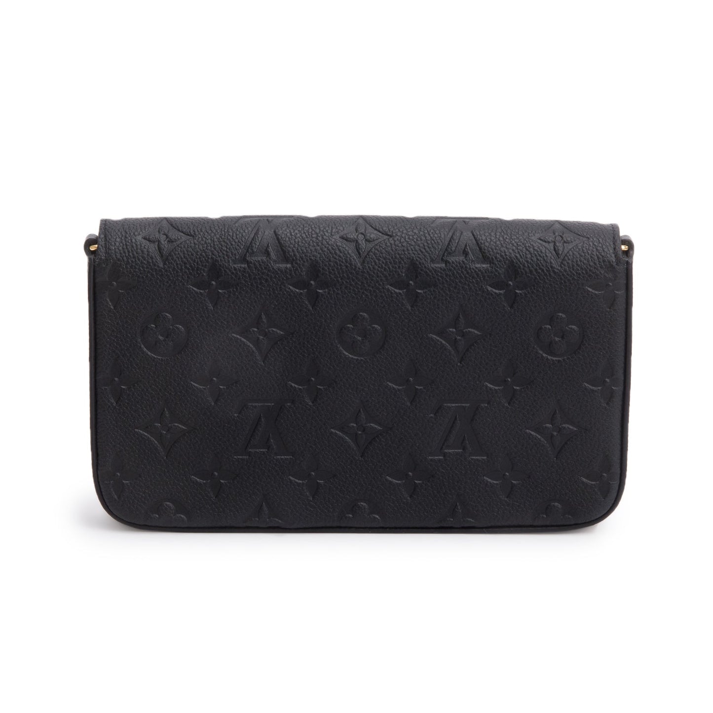 Louis Vuitton Black Monogram Empreinte Leather Felicie Pochette