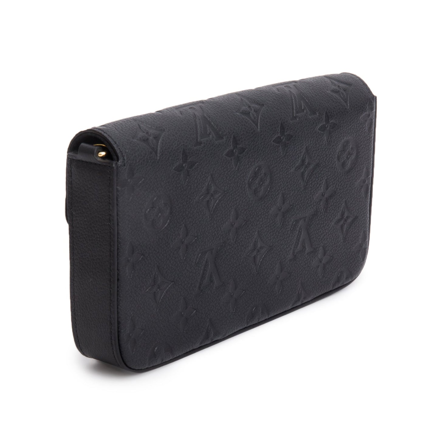 Louis Vuitton Black Monogram Empreinte Leather Felicie Pochette