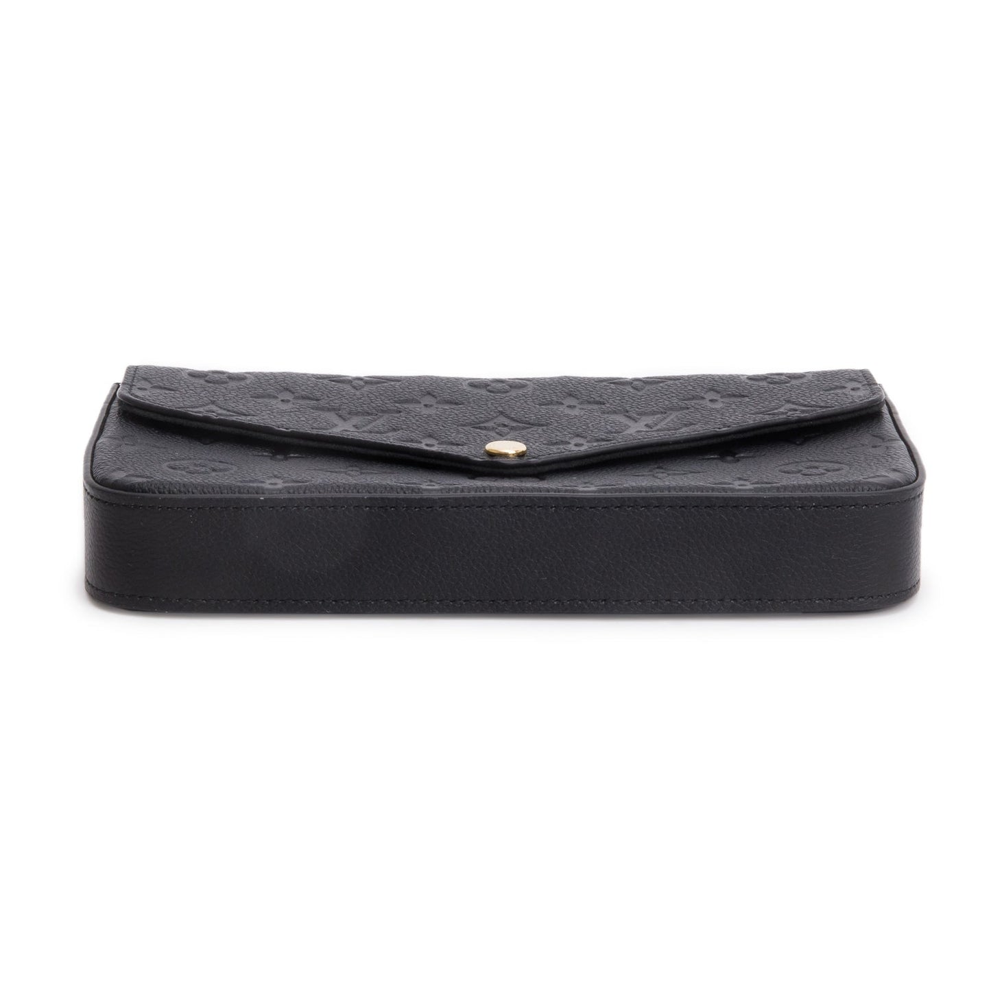 Louis Vuitton Black Monogram Empreinte Leather Felicie Pochette