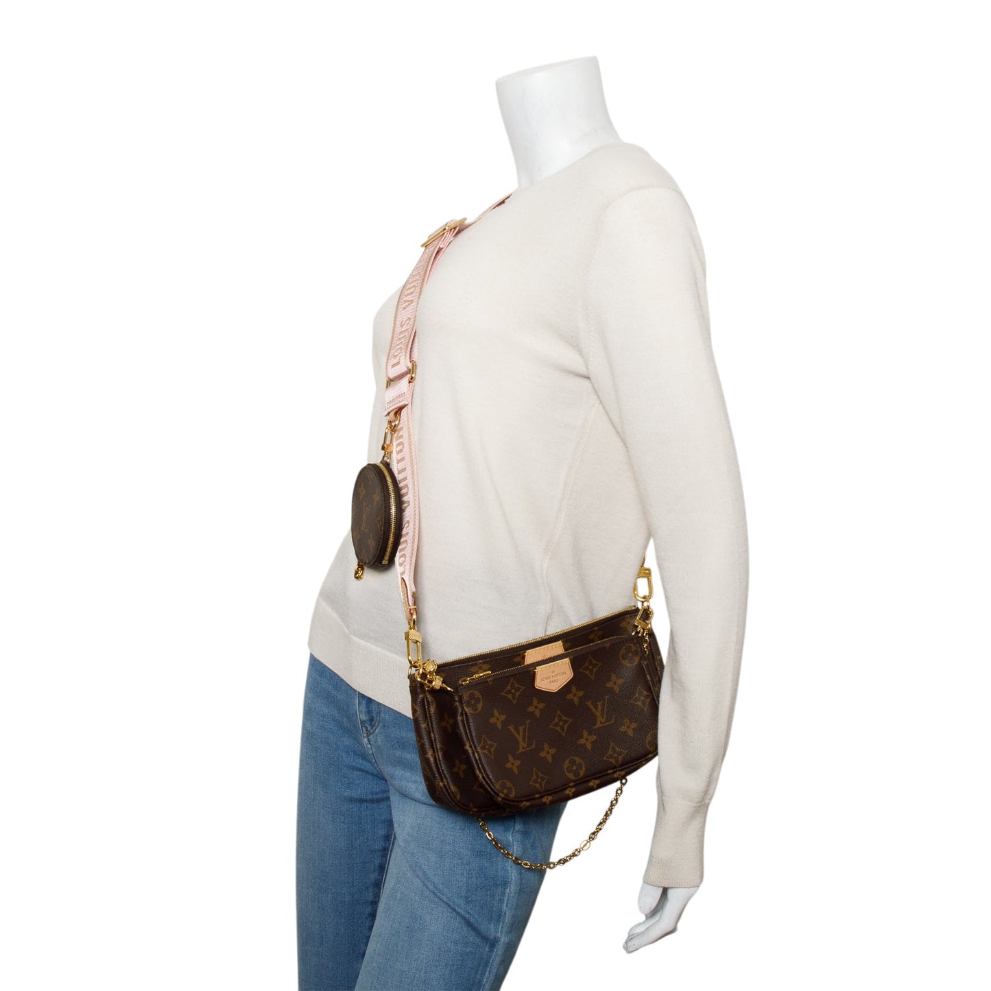 Louis Vuitton Monogram Rose Multi-Pochette Accessoires