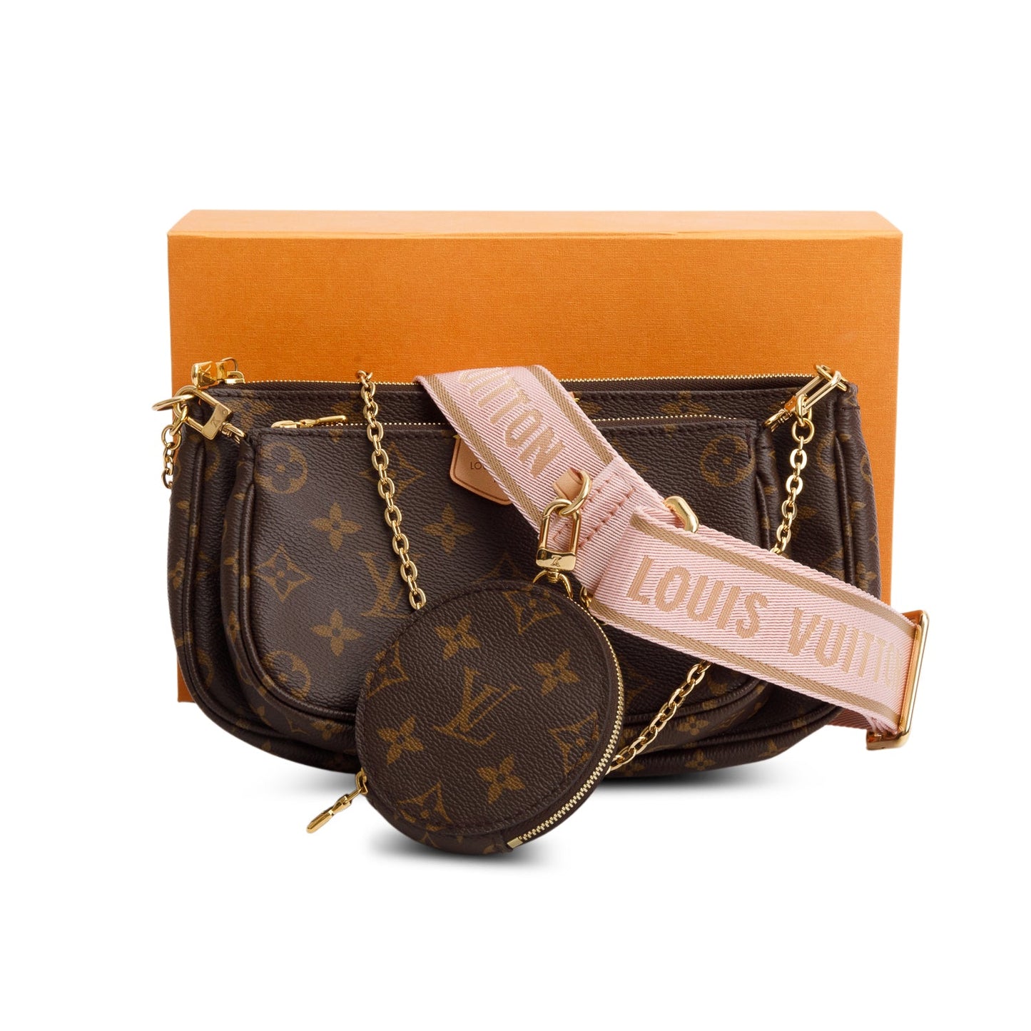 Louis Vuitton Monogram Rose Multi-Pochette Accessoires