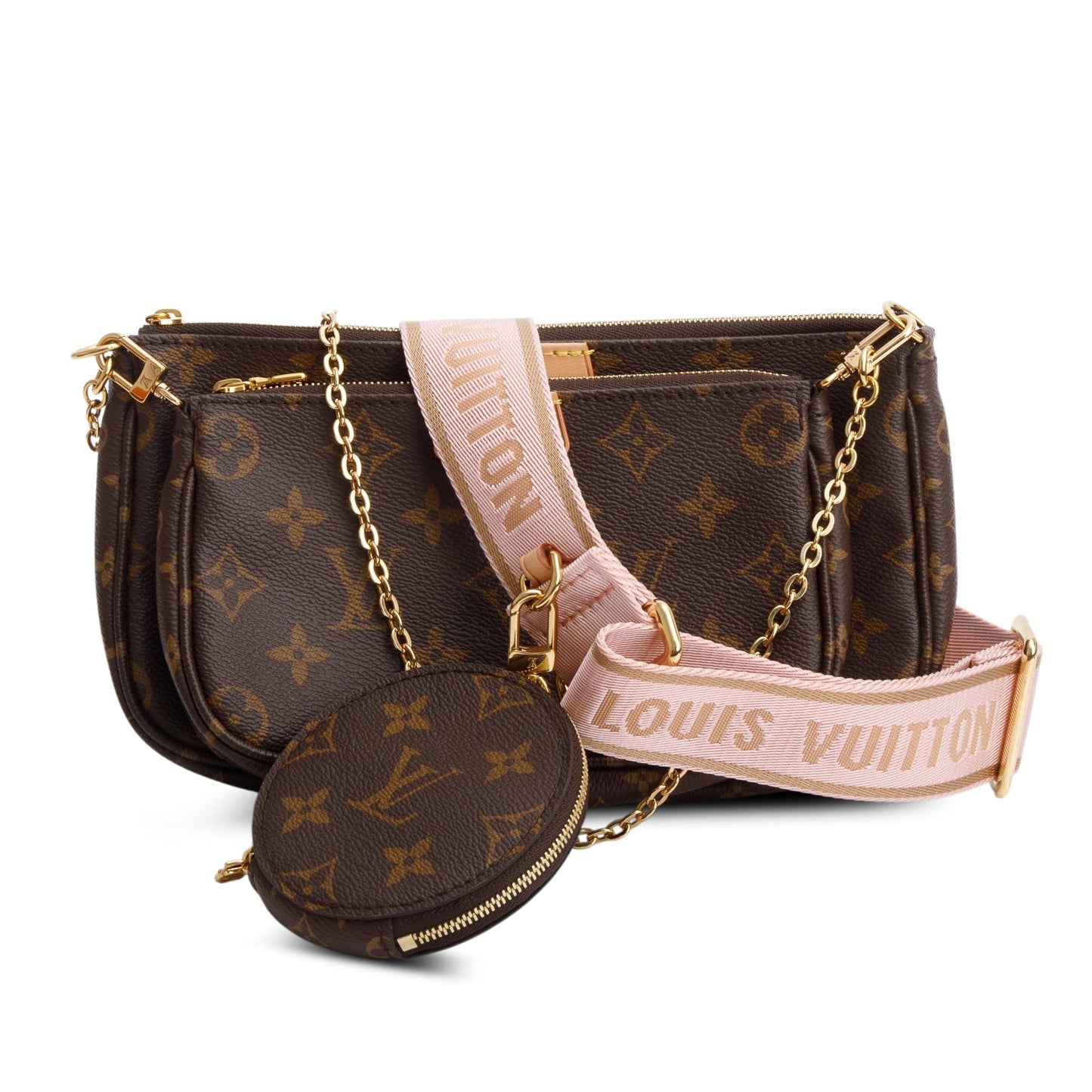 Louis Vuitton Monogram Rose Multi-Pochette Accessoires
