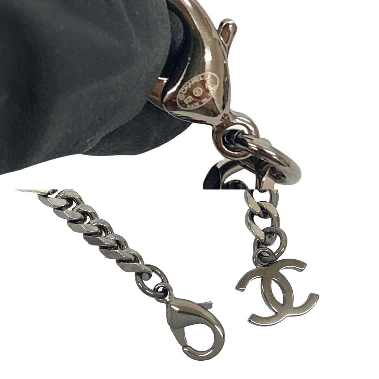 CHANEL bracelet metal Silver