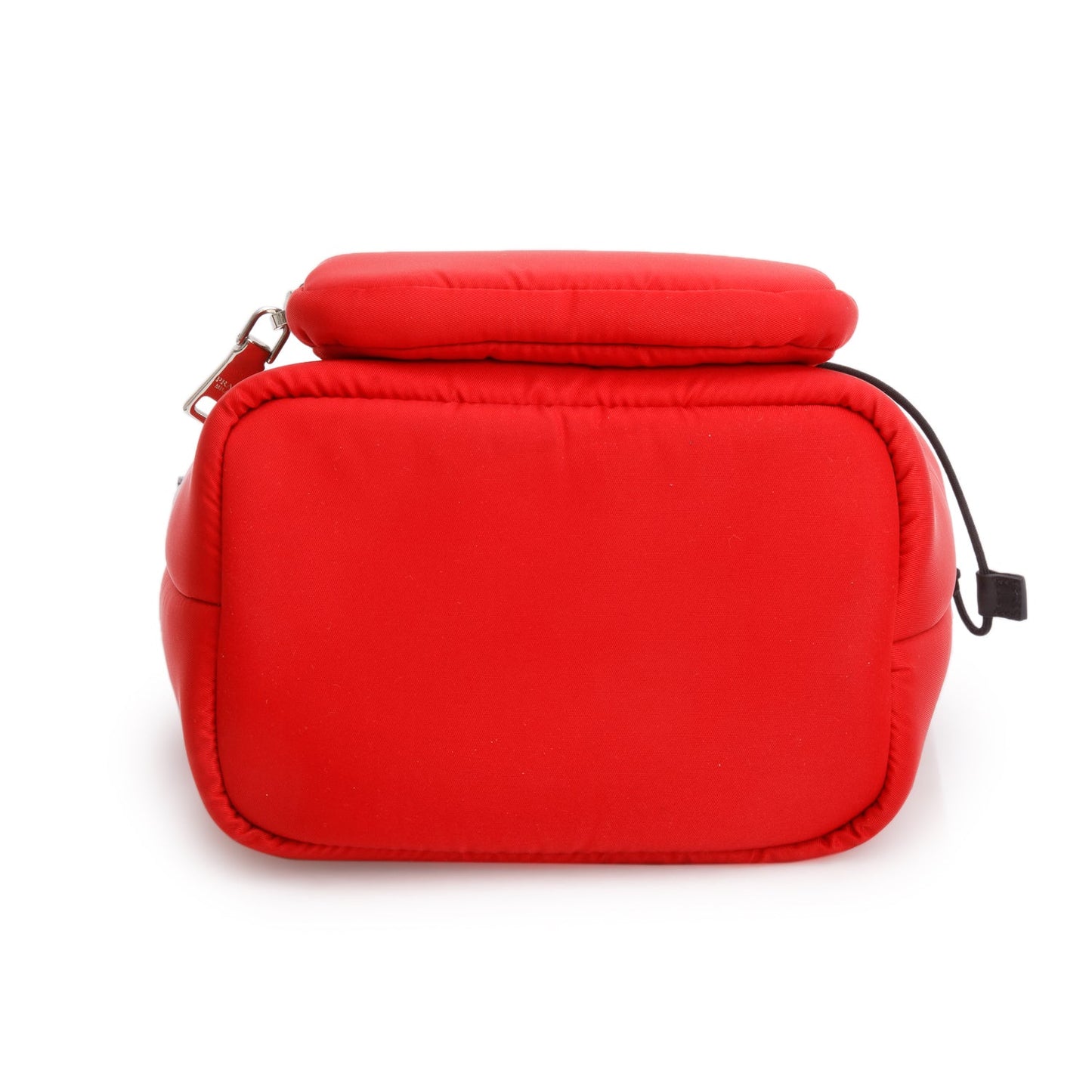 Prada Red Tessuto Nylon Cargo Pocket Bucket Bag