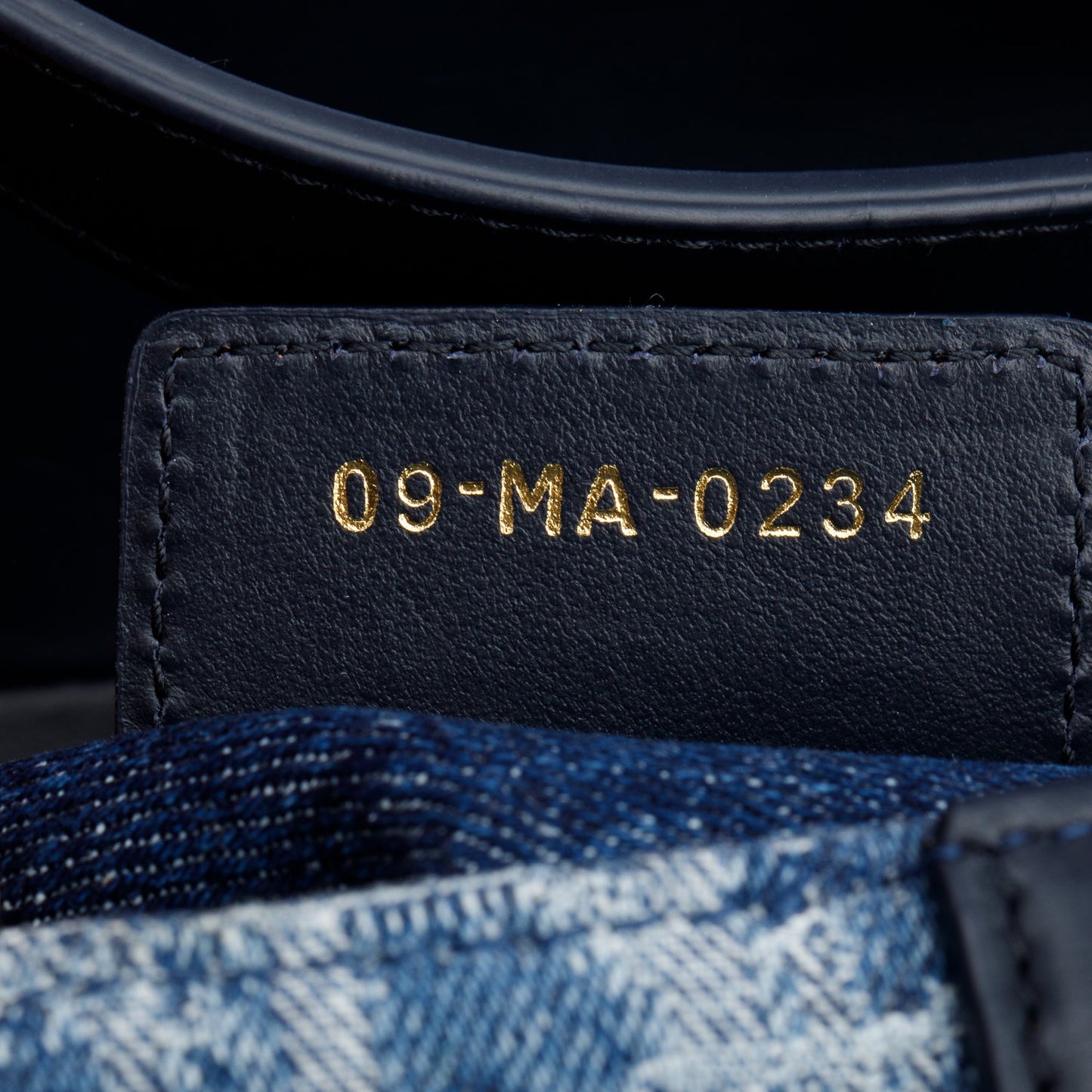 Christian Dior 2024 Blue Denim Dior Oblique Jacquard Saddle Bag