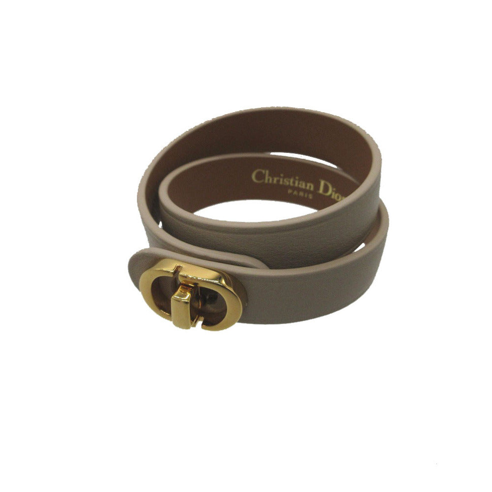 Dior bracelet leather beige 2 bracelets 30 Montaigne Women S