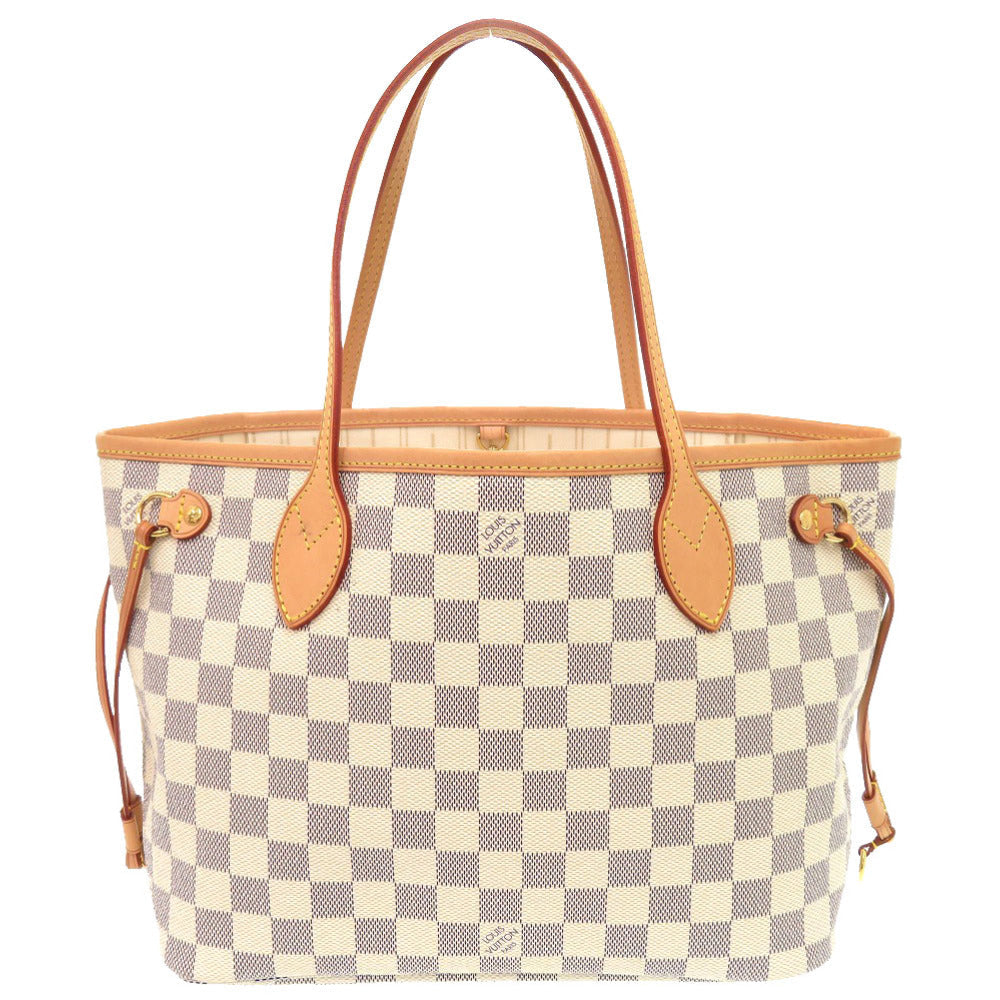 LOUIS VUITTON Tote Bag N51110 Damier Azur Canvas white Damier Azur Never full PM