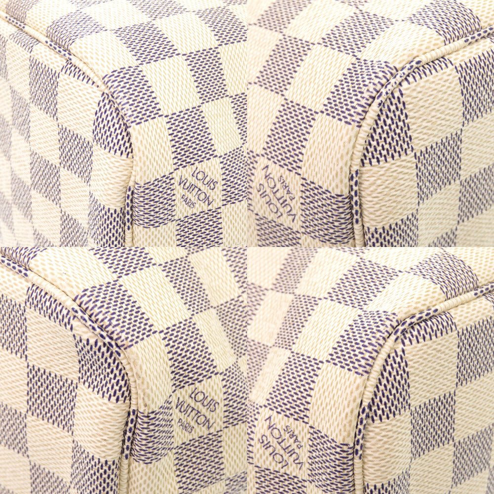 LOUIS VUITTON Tote Bag N51110 Damier Azur Canvas white Damier Azur Never full PM