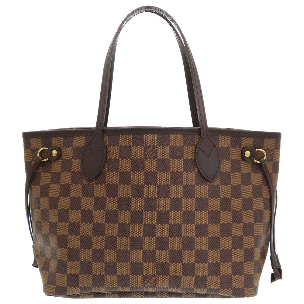 LOUIS VUITTON Tote Bag N51109 Damier canvas Brown Damier Never full PM Women