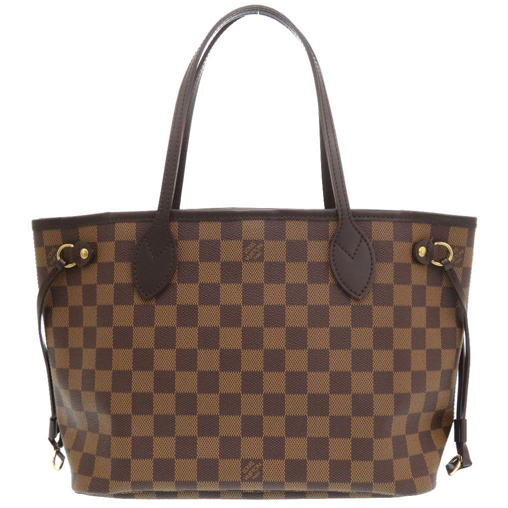 LOUIS VUITTON Tote Bag N51109 Damier canvas Brown Damier Never full PM Women