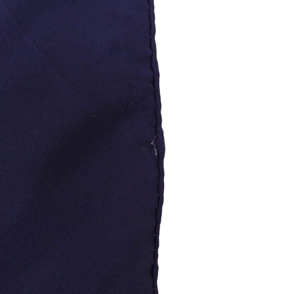 HERMES scarf silk Navy Carre90 ECURIES Stables Women