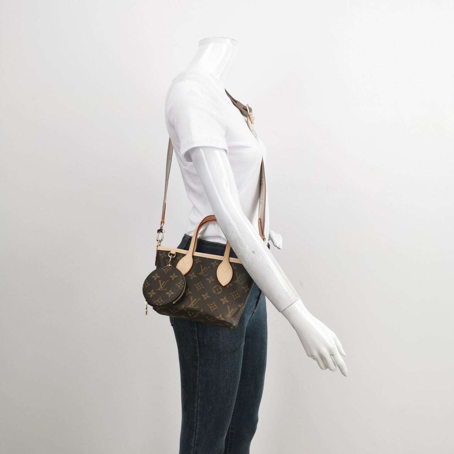Louis Vuitton Neverfull BB Mini Monogram with Strap