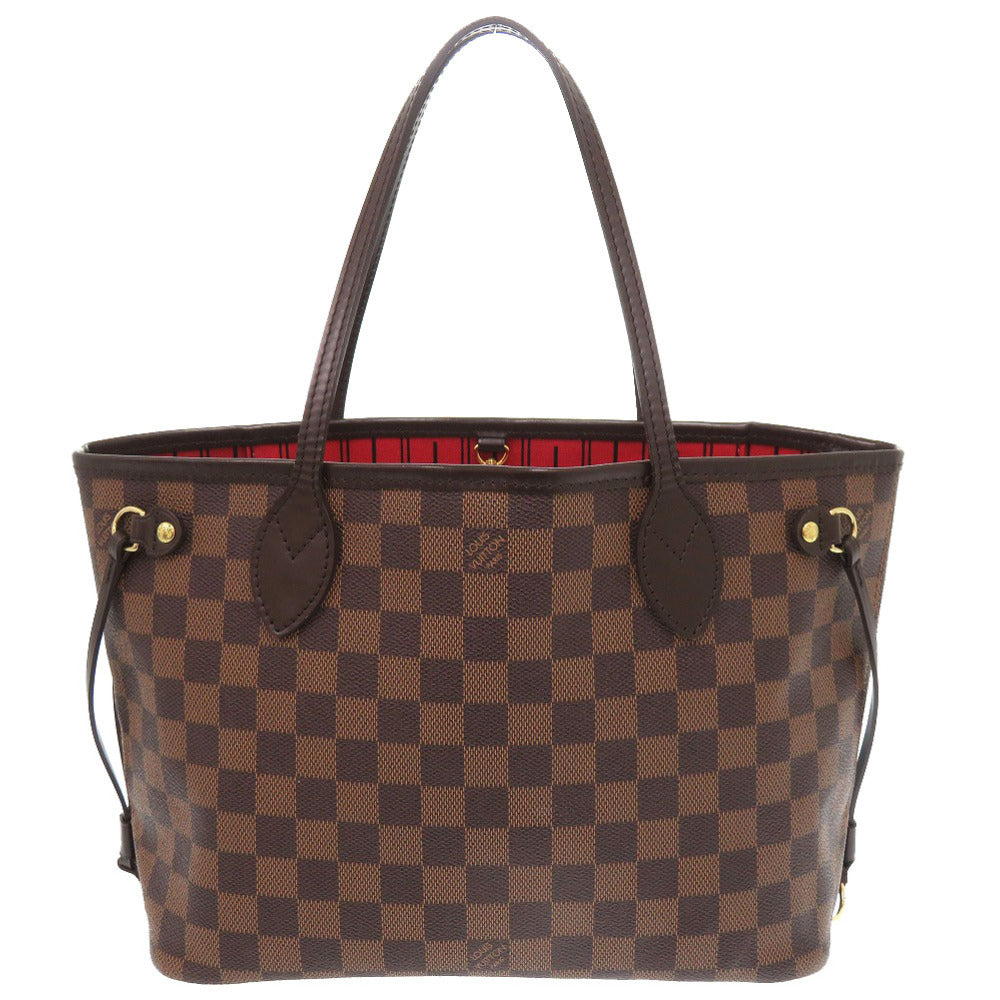 LOUIS VUITTON Tote Bag N51109 Damier canvas Brown Damier Never full PM Women