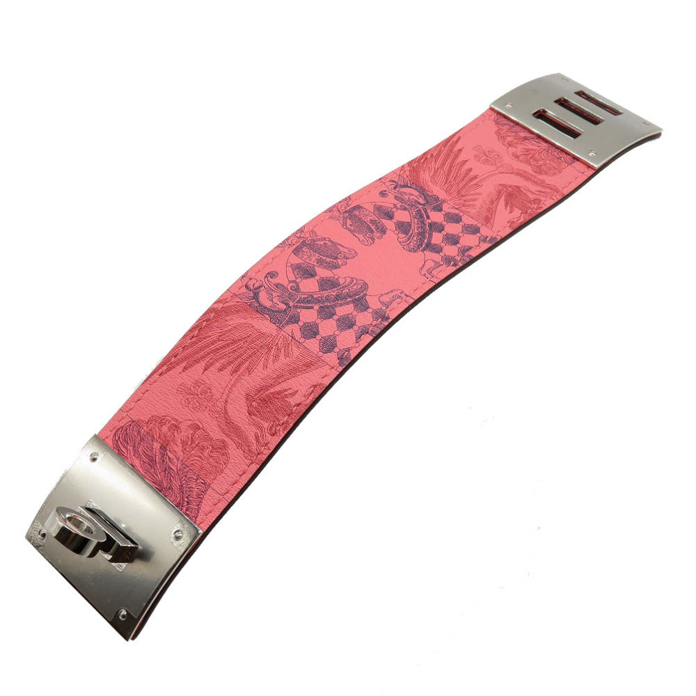 HERMES bracelet Vaux Swift Rose azare kelly dog tattoo Women