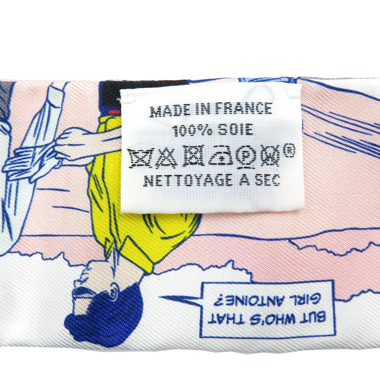 HERMES scarf 063463S silk grease Twilly Women