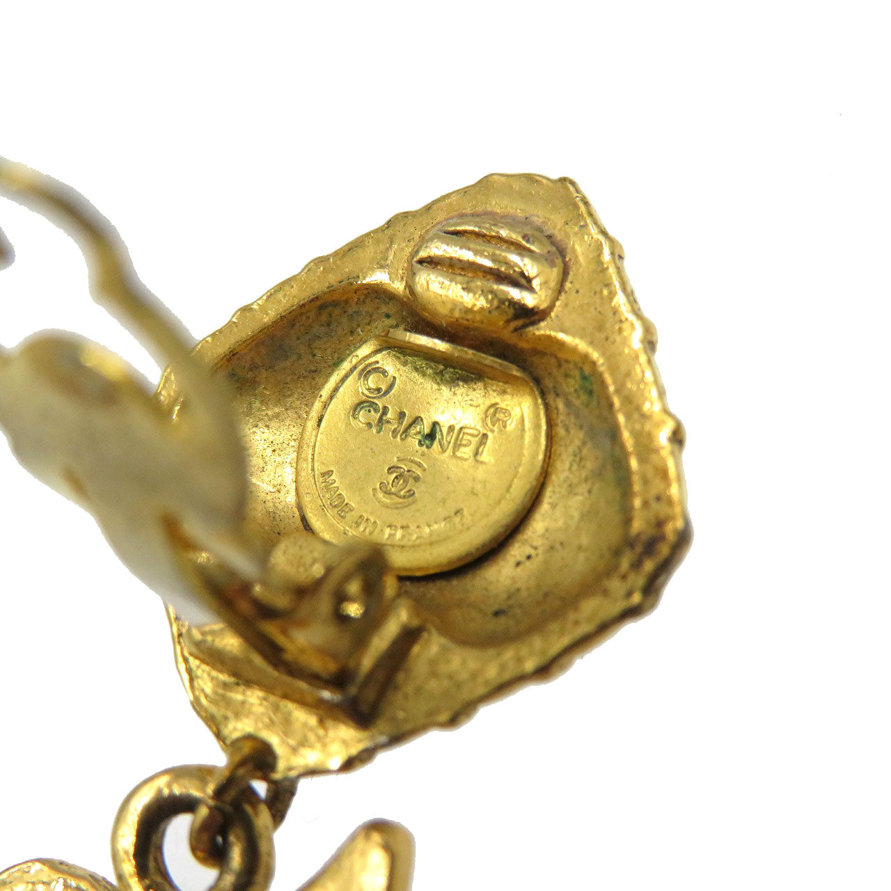 CHANEL Earring metal gold Women