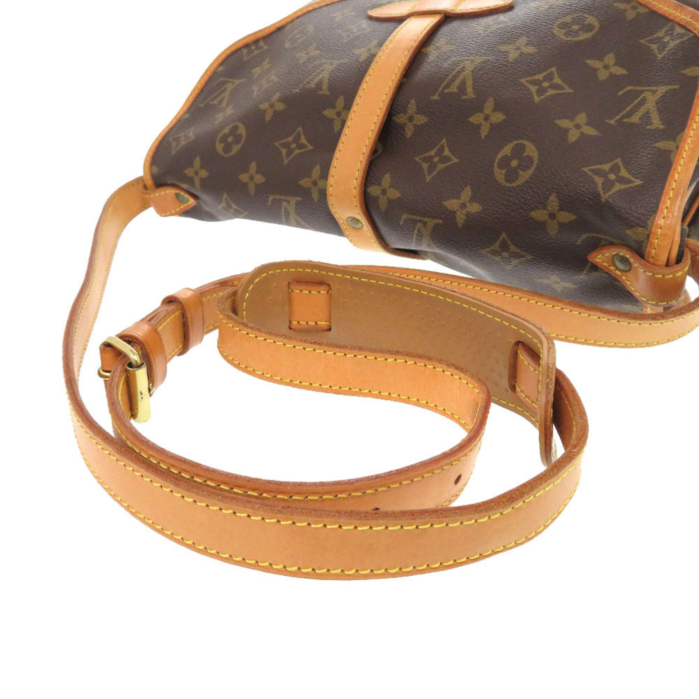 LOUIS VUITTON Shoulder Bag M42256 Monogram canvas Brown Monogram Saumur 30