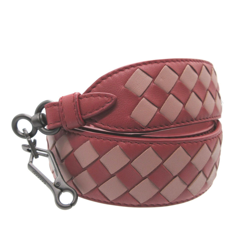 BOTTEGAVENETA Shoulder strap 563992 leather Red Women(Unisex)