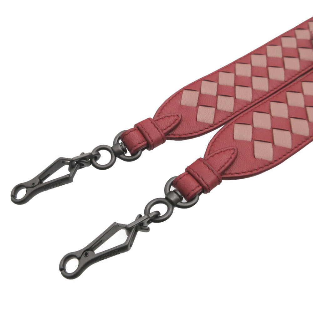 BOTTEGAVENETA Shoulder strap 563992 leather Red Women(Unisex)