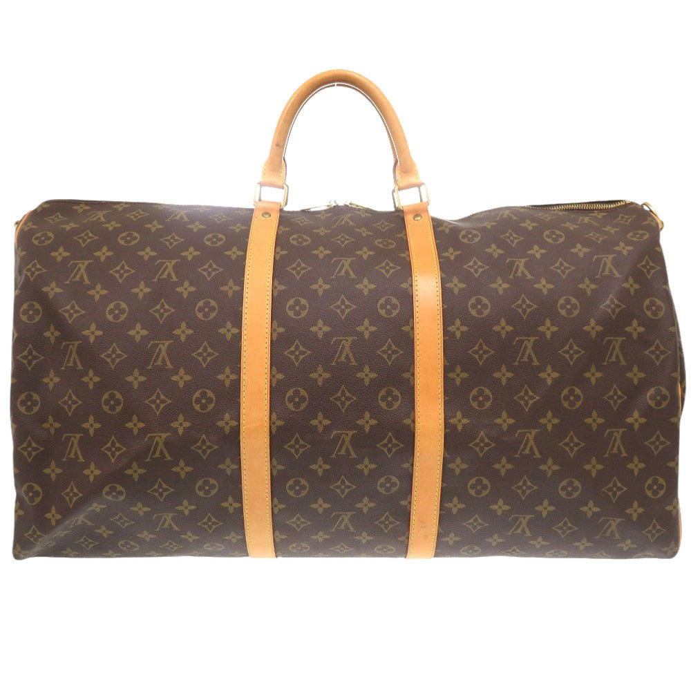 LOUIS VUITTON Boston Duffel bag M41412 Monogram canvas Brown Monogram Keepall bandouliere60 mens