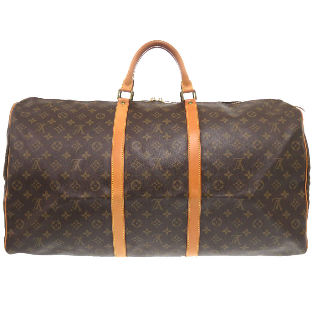 LOUIS VUITTON Boston Duffel bag M41422 Monogram canvas Brown Monogram Keepall 60